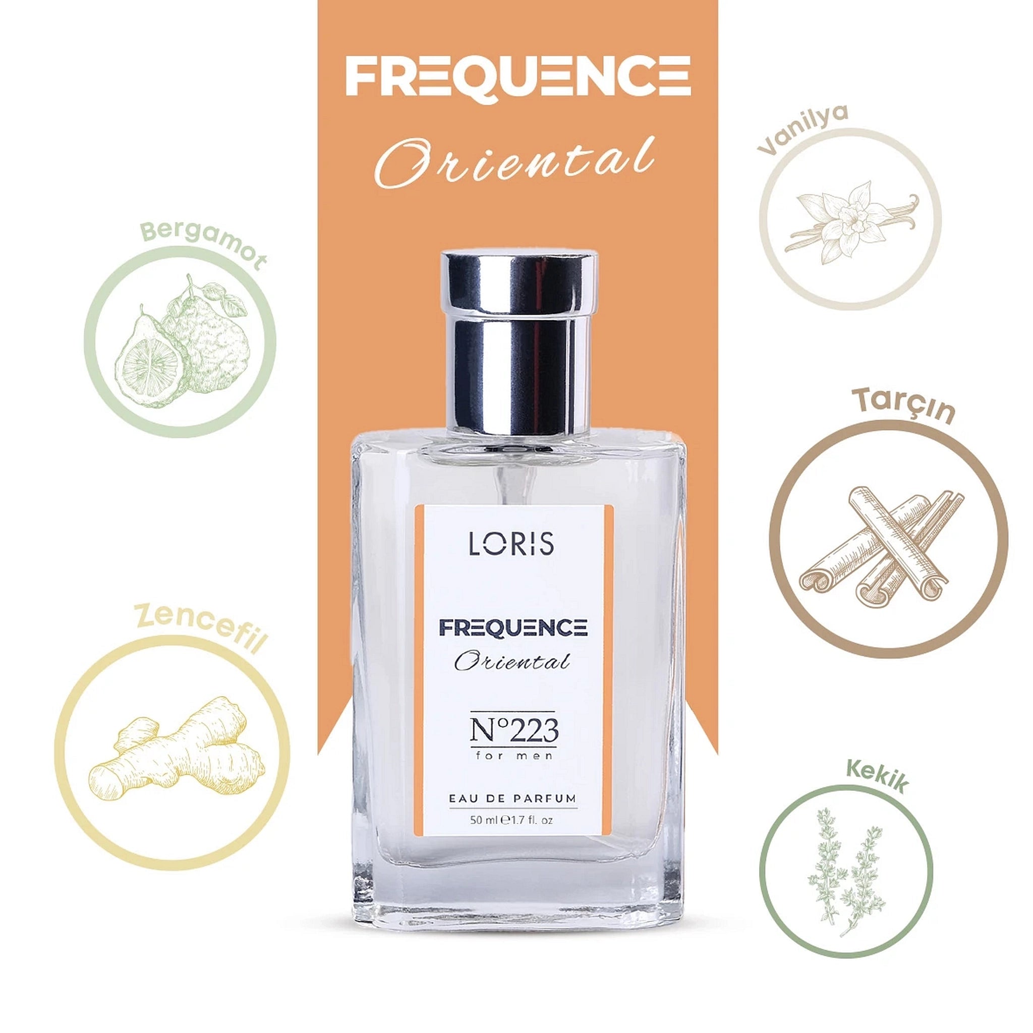 LORIS FREQUENCE Eau de Parfum for Men - 223 - Lorismaroc