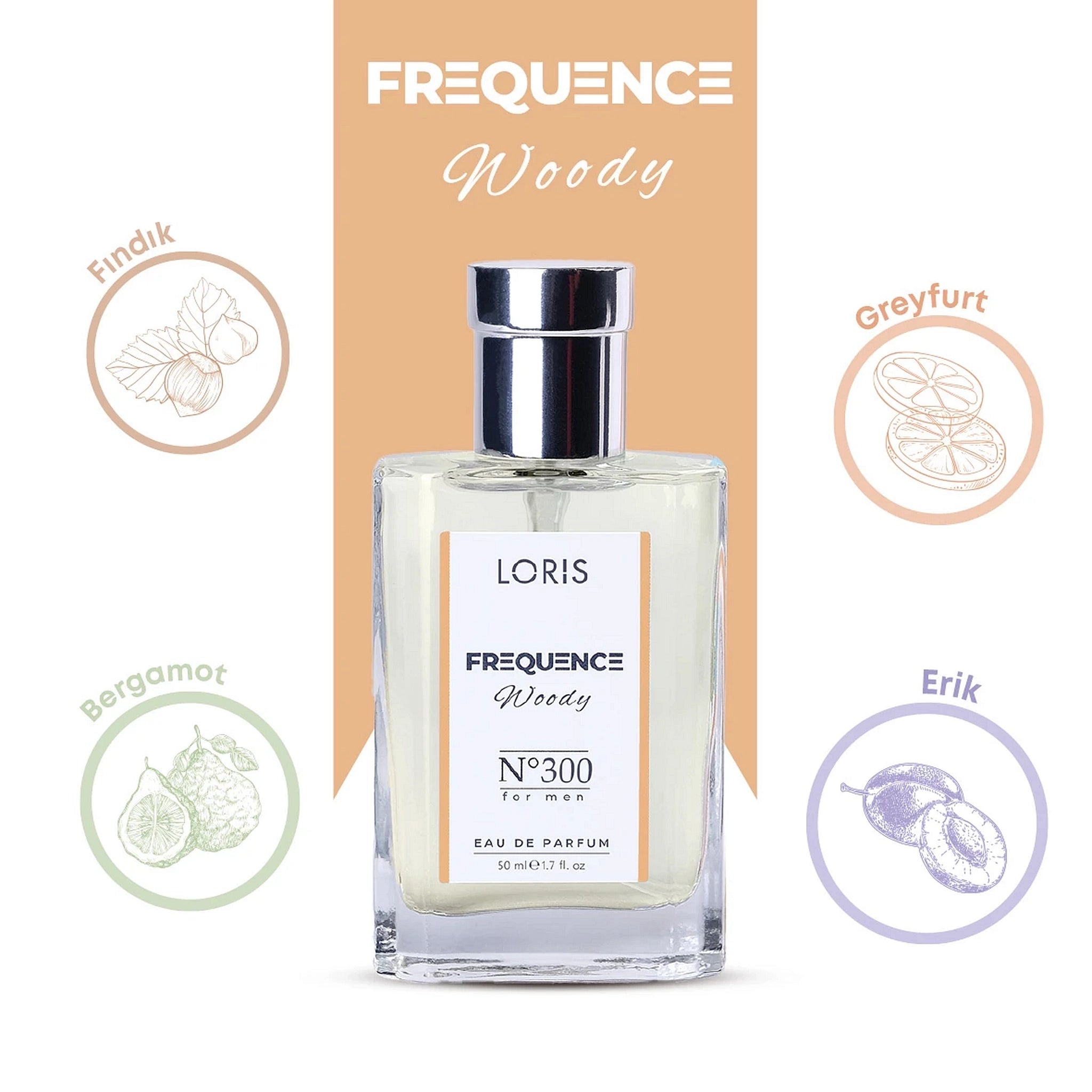 LORIS FREQUENCE Eau de Parfum for Men - 300 - Lorismaroc