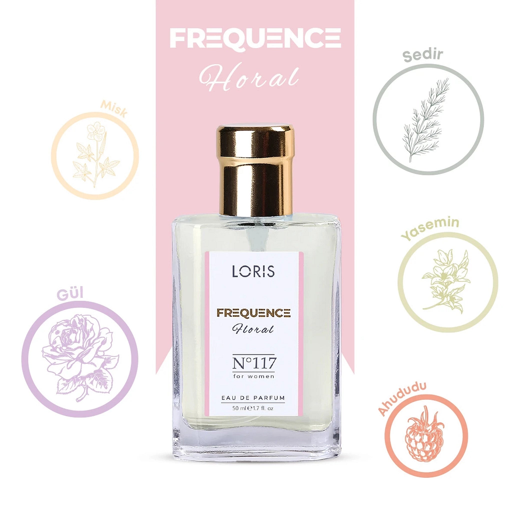 LORIS FREQUENCE Eau de Parfum for Women - 117 - Lorismaroc