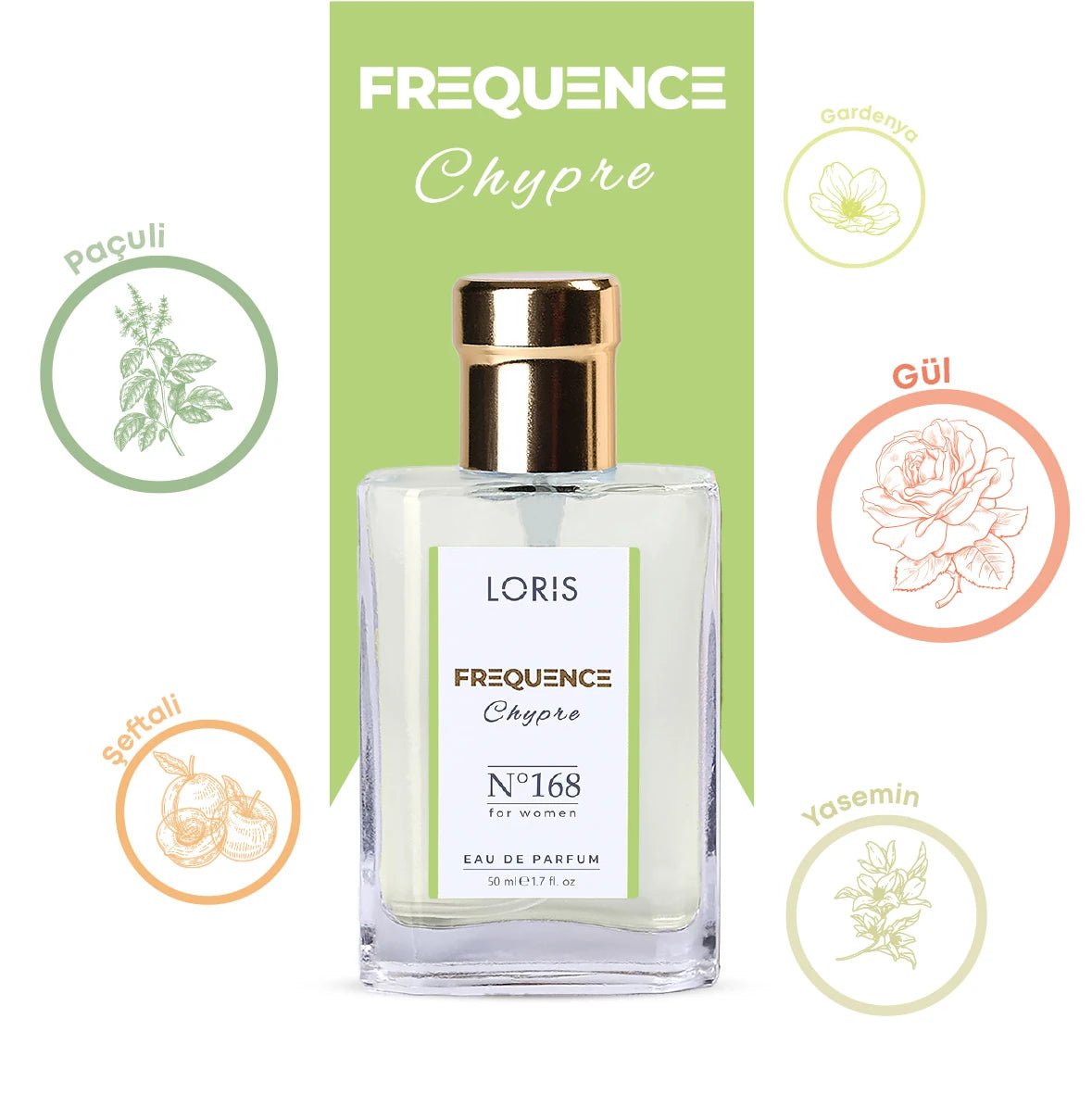 LORIS FREQUENCE Eau de Parfum for Women - 168 - Lorismaroc