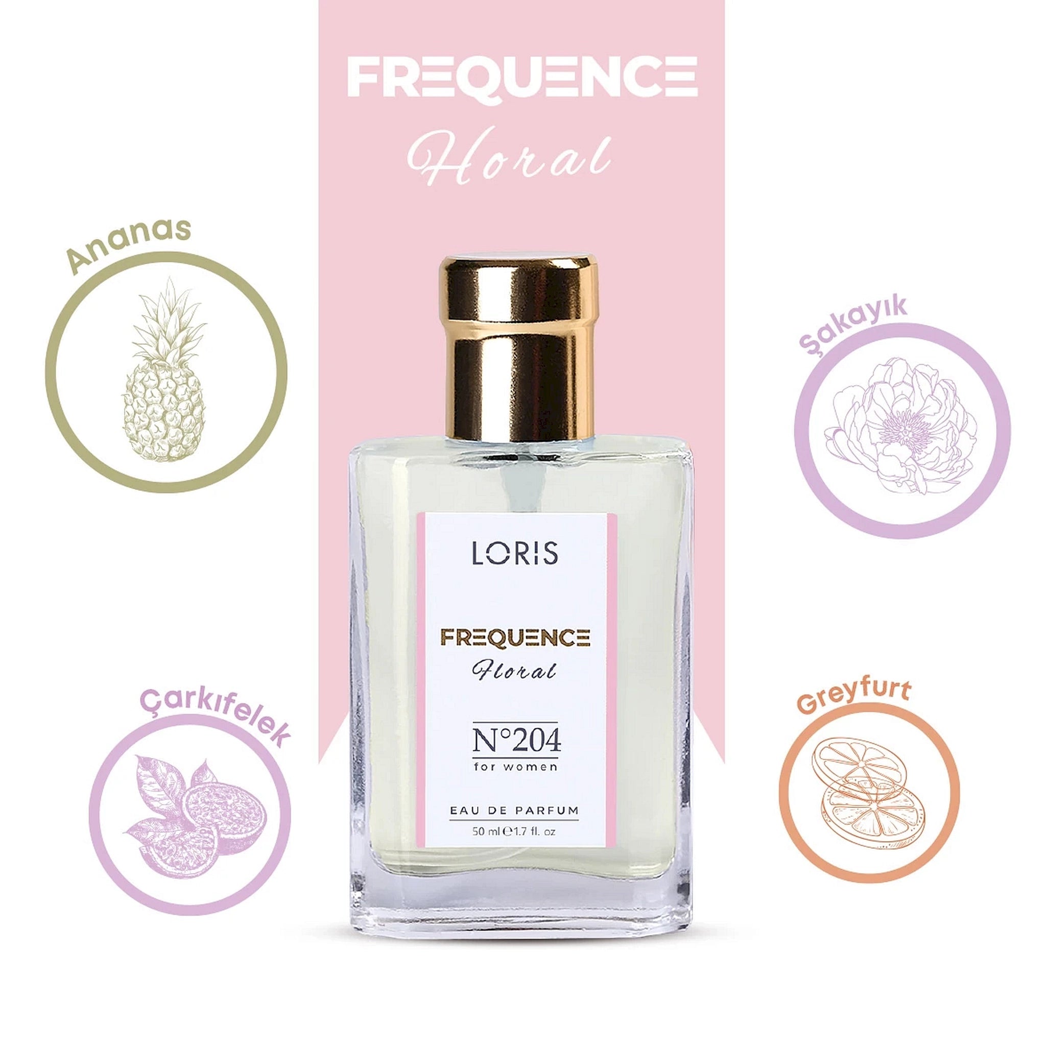 LORIS FREQUENCE Eau de Parfum for Women - 204 - Lorismaroc