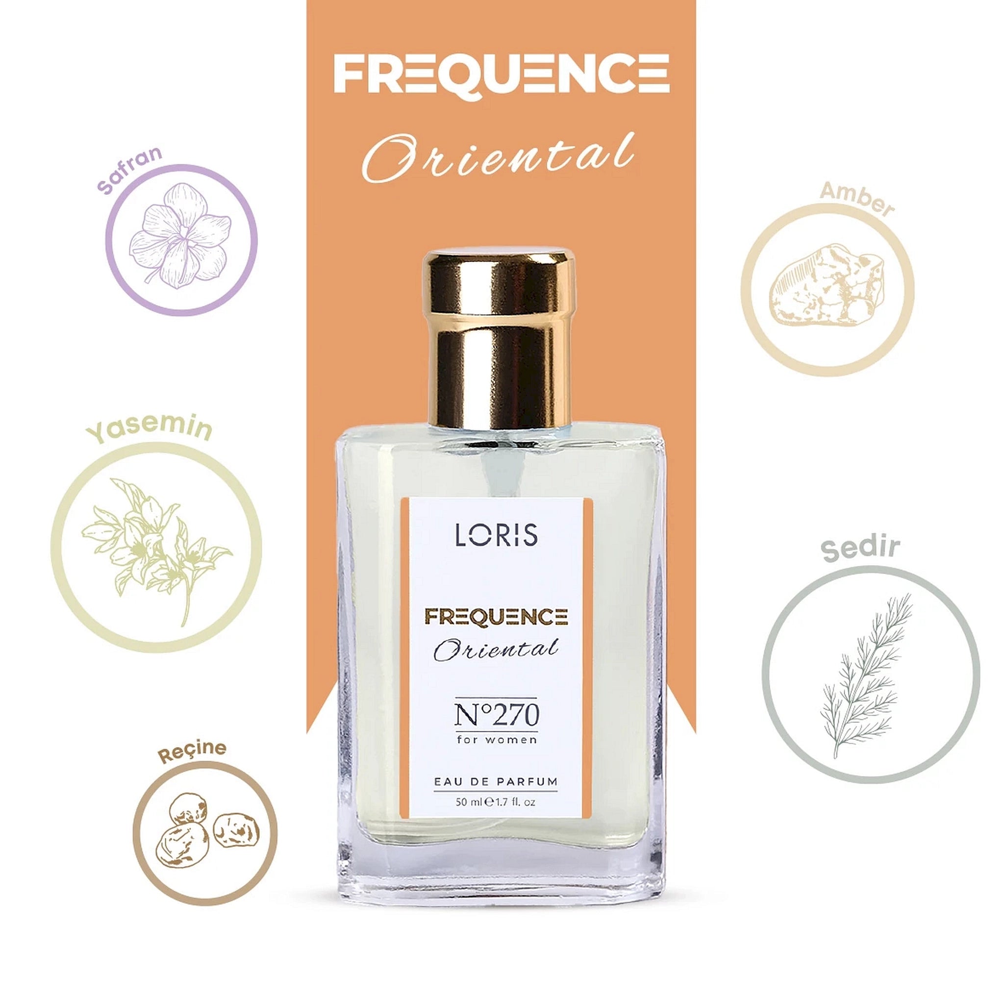 LORIS FREQUENCE Eau de Parfum for Women - 270 - Lorismaroc