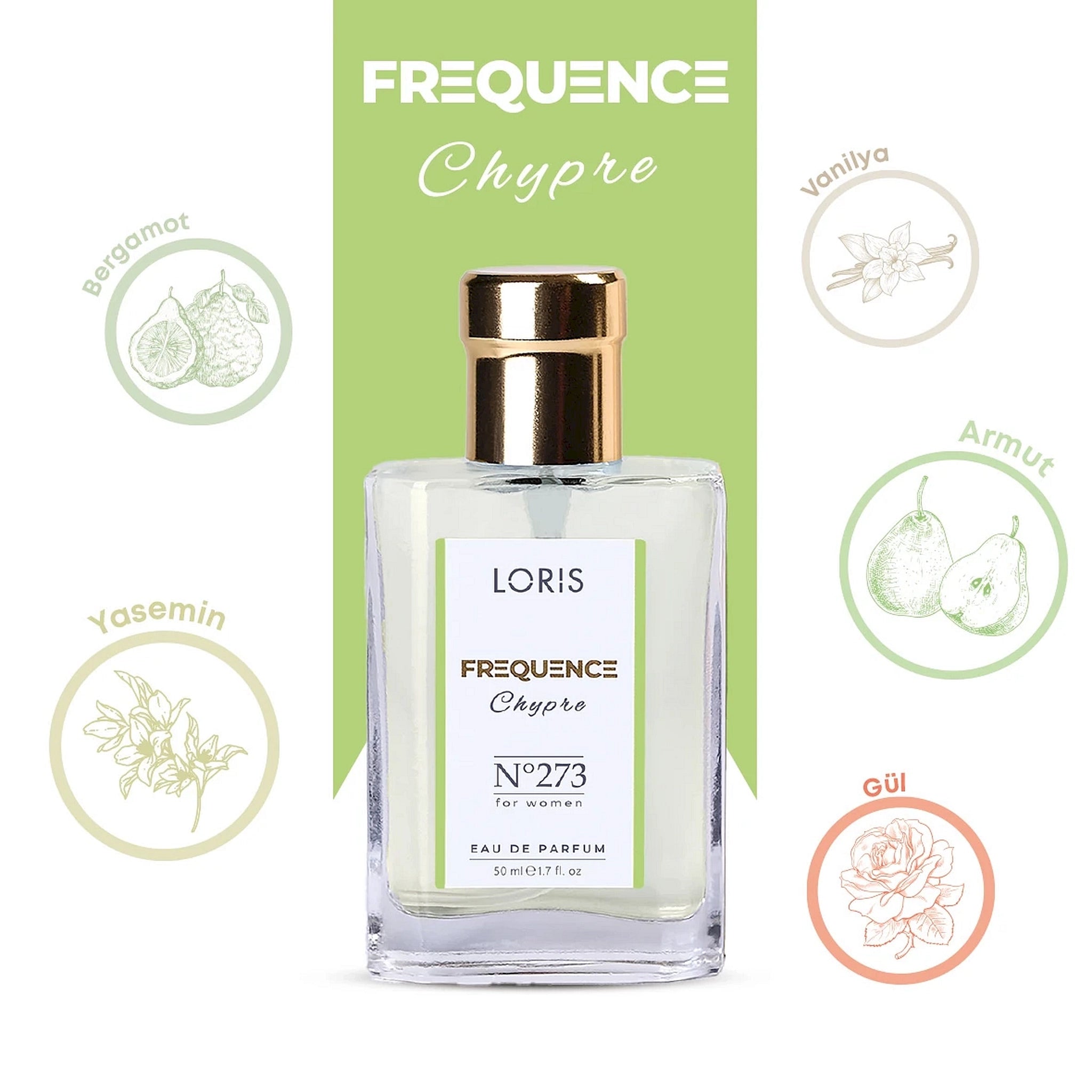 LORIS FREQUENCE Eau de Parfum for Women - 273 - Lorismaroc