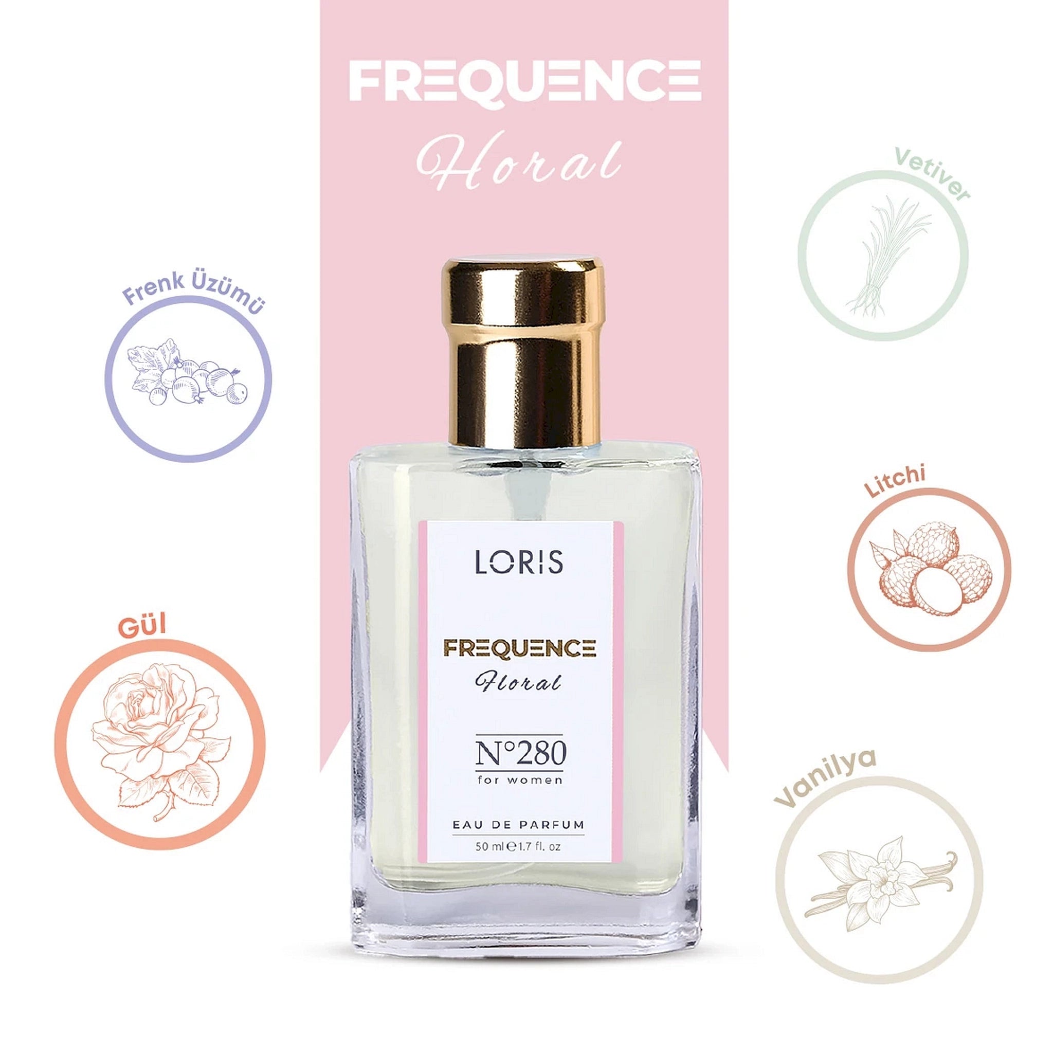 LORIS FREQUENCE Eau de Parfum for Women - 280 - Lorismaroc