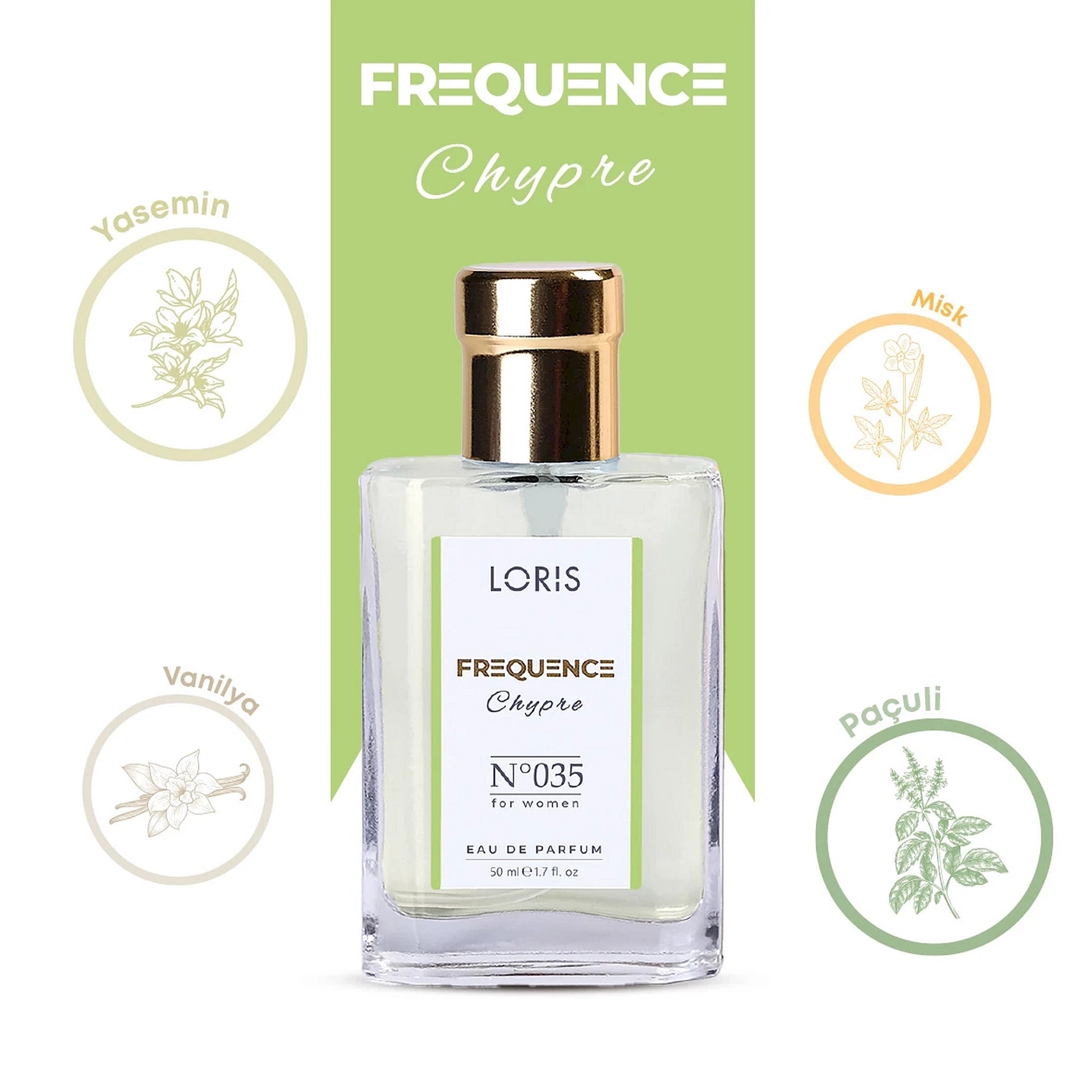 LORIS FREQUENCE Eau de Parfum for Women - 35 - Lorismaroc