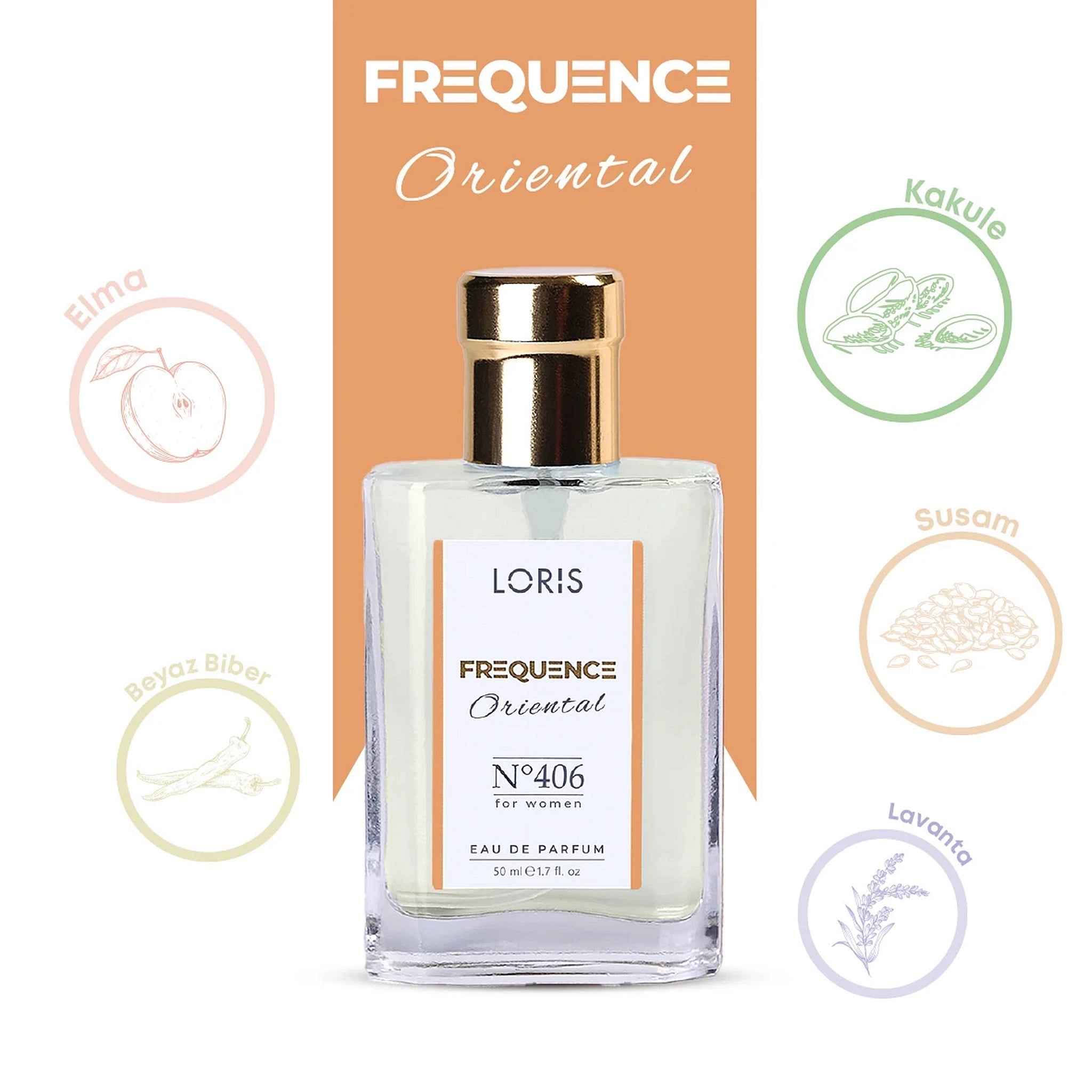 LORIS FREQUENCE Eau de Parfum for Women - 406 - Lorismaroc