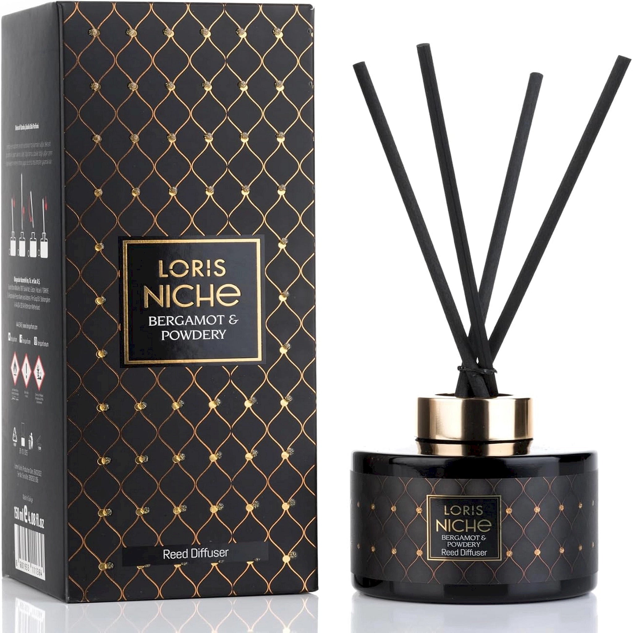 LORIS NICHE Reed Diffuser - Bergamot Powder - Lorismaroc