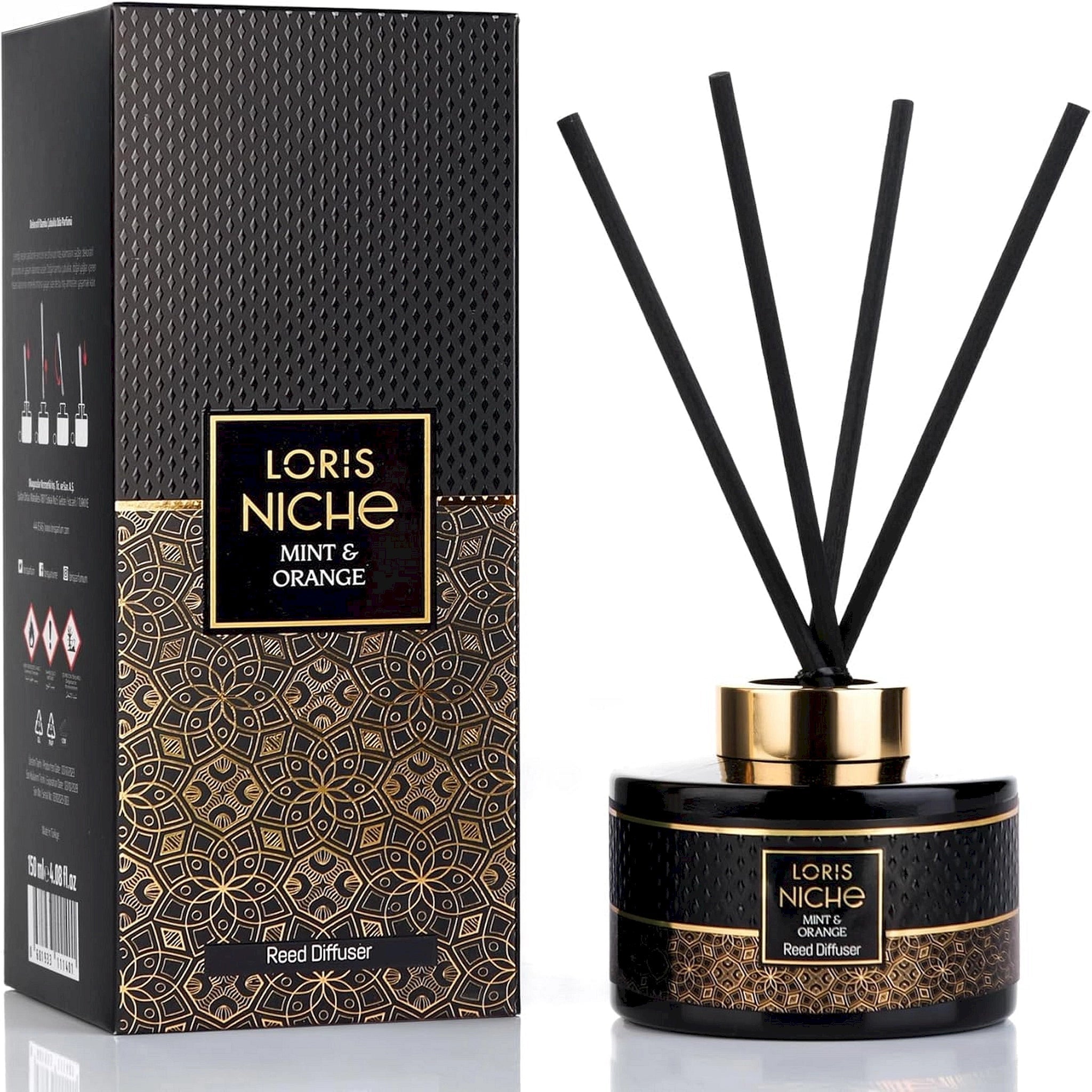 LORIS NICHE Reed Diffuser - Mint Orange - Lorismaroc