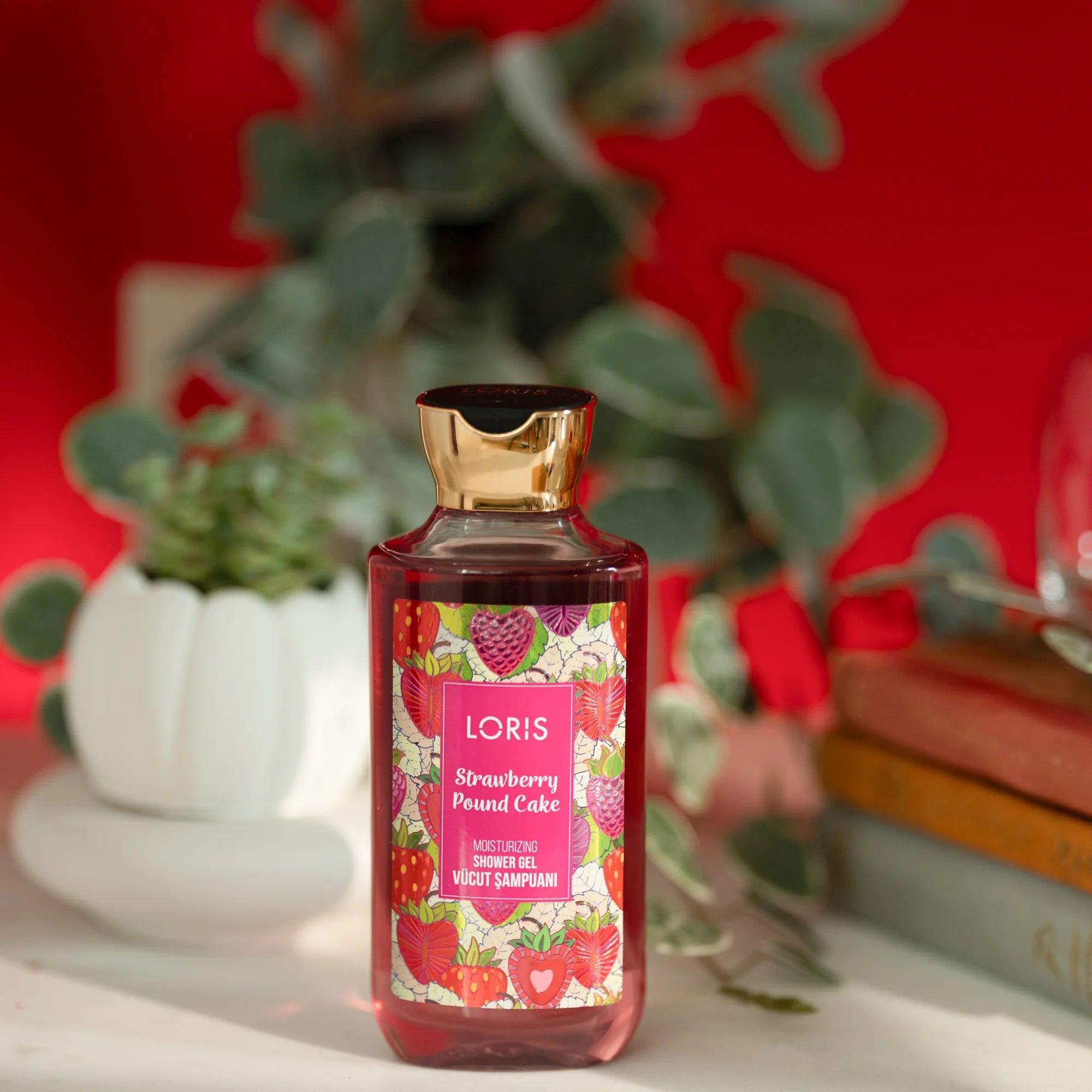 LORIS Shower Gel - Strawberry Pound Cake - Lorismaroc