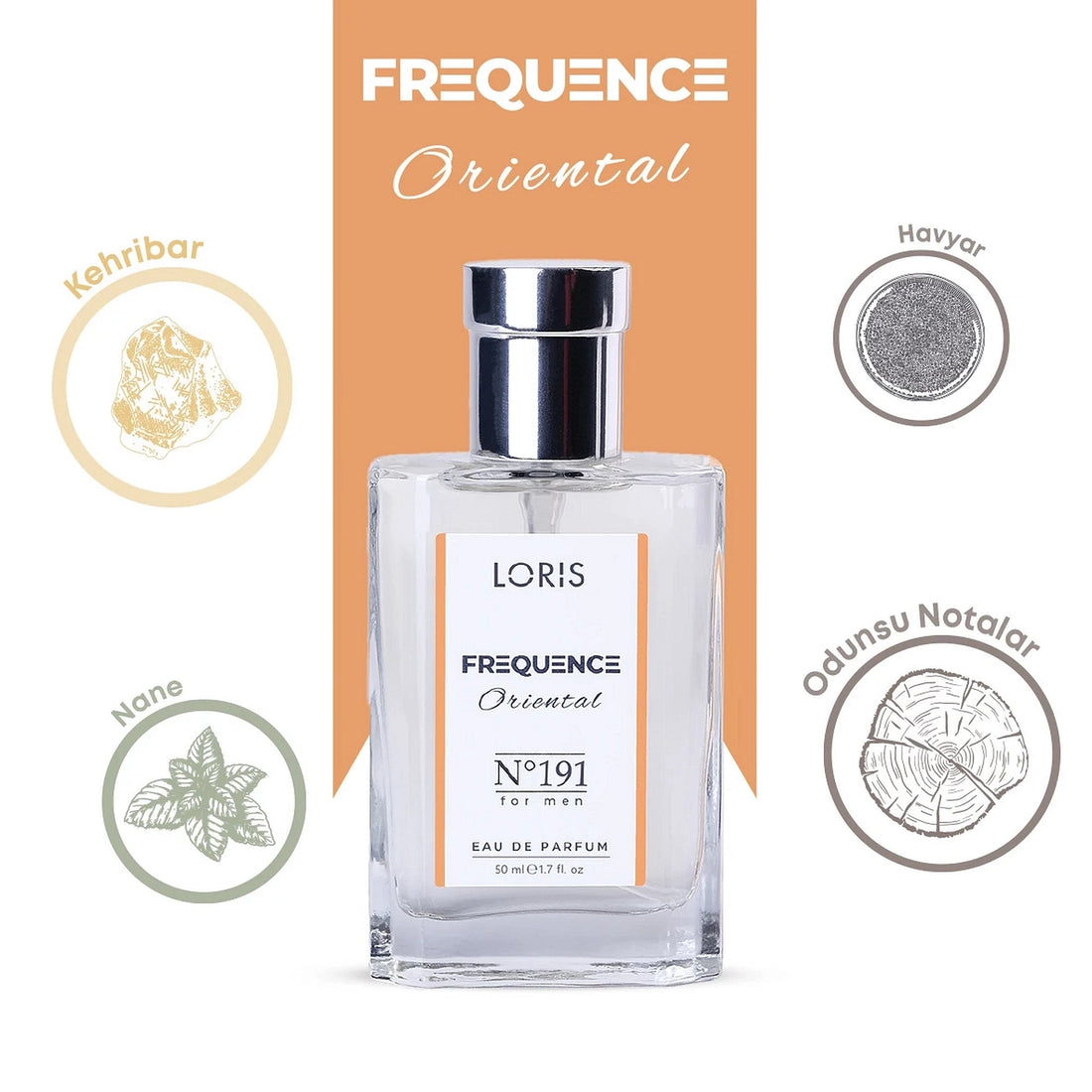 LORIS FREQUENCE Eau de Parfum for Men - 191 - Lorismaroc
