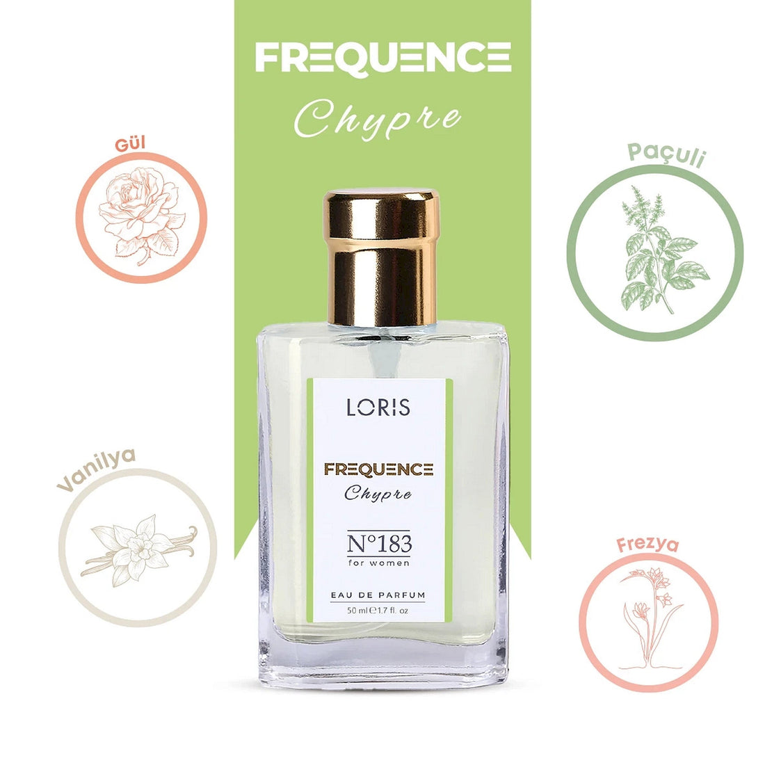 LORIS FREQUENCE Eau de Parfum for Women - 183 - Lorismaroc