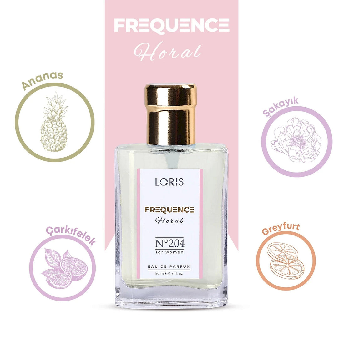 LORIS FREQUENCE Eau de Parfum for Women - 204 - Lorismaroc