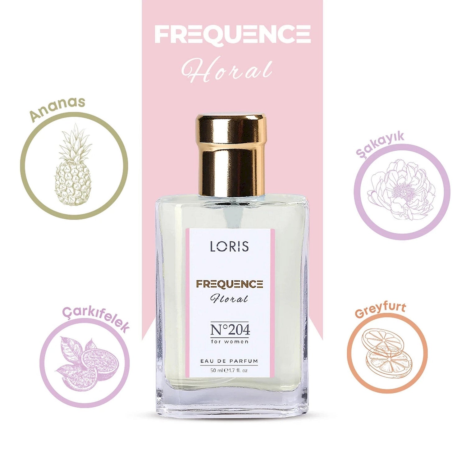 LORIS FREQUENCE Eau de Parfum for Women - 204 - Lorismaroc