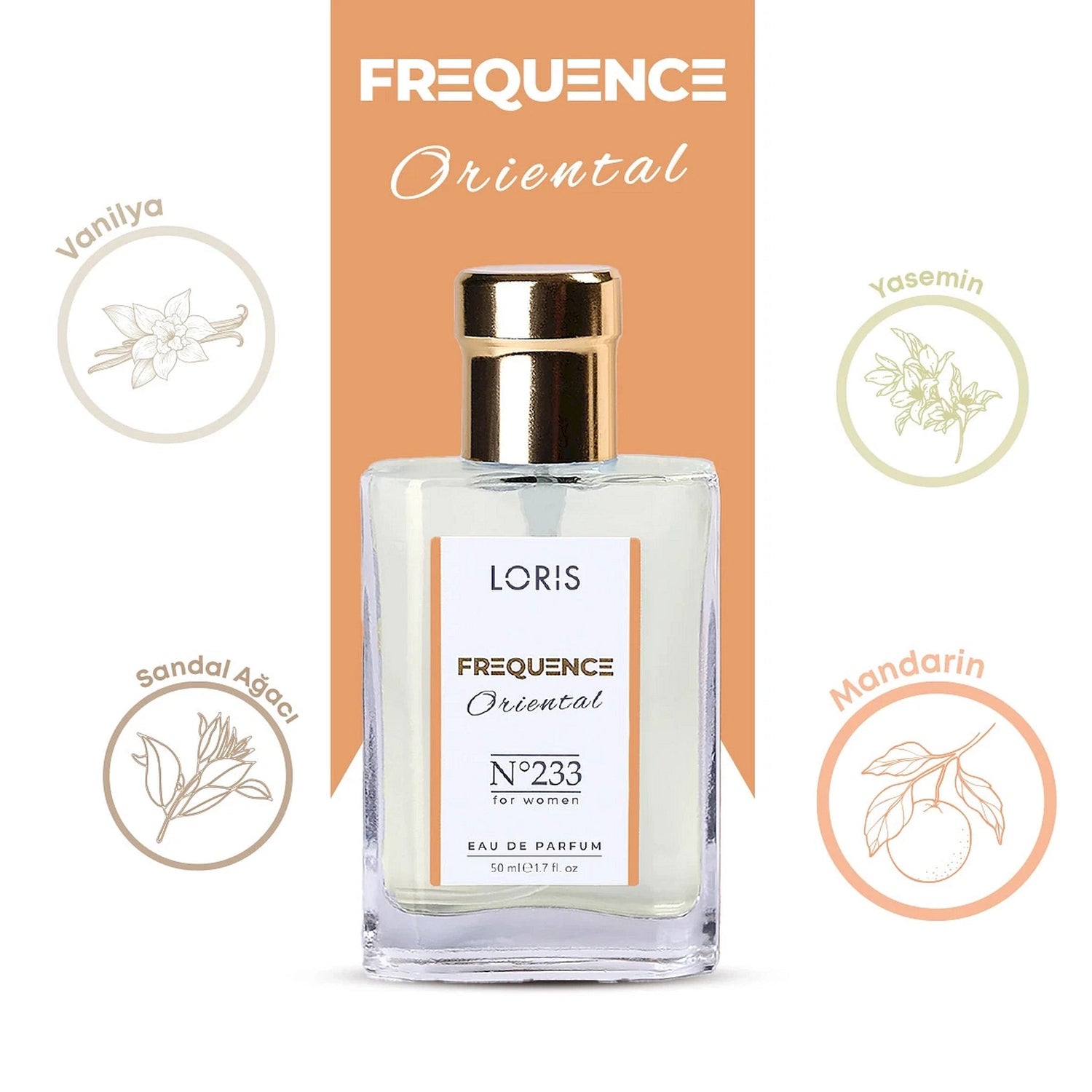 LORIS FREQUENCE Eau de Parfum for Women - 233 - Lorismaroc