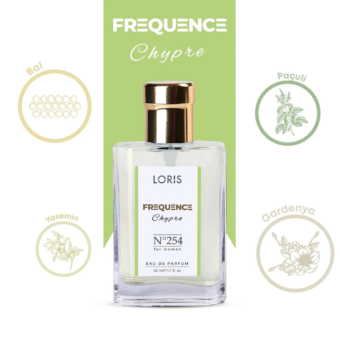 LORIS FREQUENCE Eau de Parfum for Women - 254 - Lorismaroc