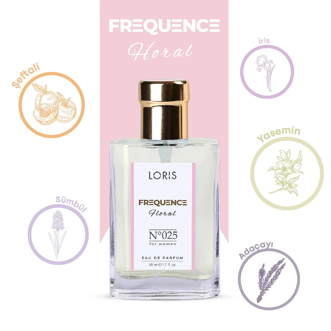 LORIS FREQUENCE Eau de Parfum for Women - 25 - Lorismaroc