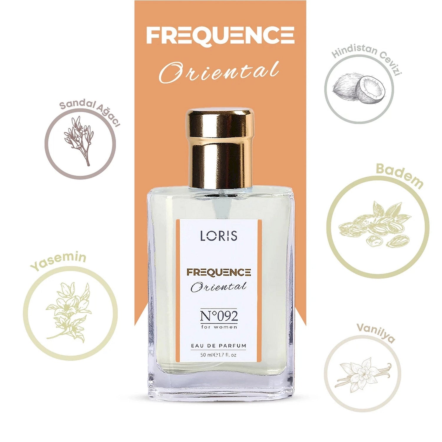 LORIS FREQUENCE Eau de Parfum for Women - 92 - Lorismaroc