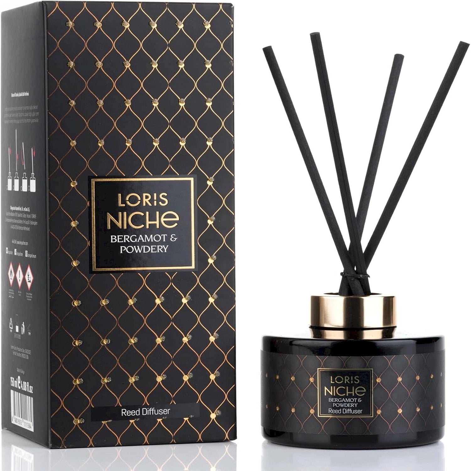 LORIS NICHE Reed Diffuser - Bergamot Powder - Lorismaroc
