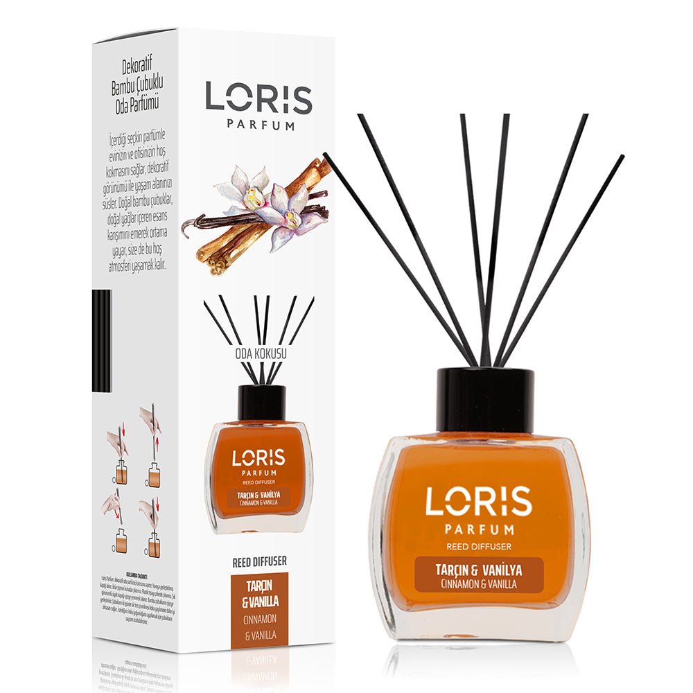 LORIS Reed Diffuser - Cinnamon &amp; Vanilla - Lorismaroc