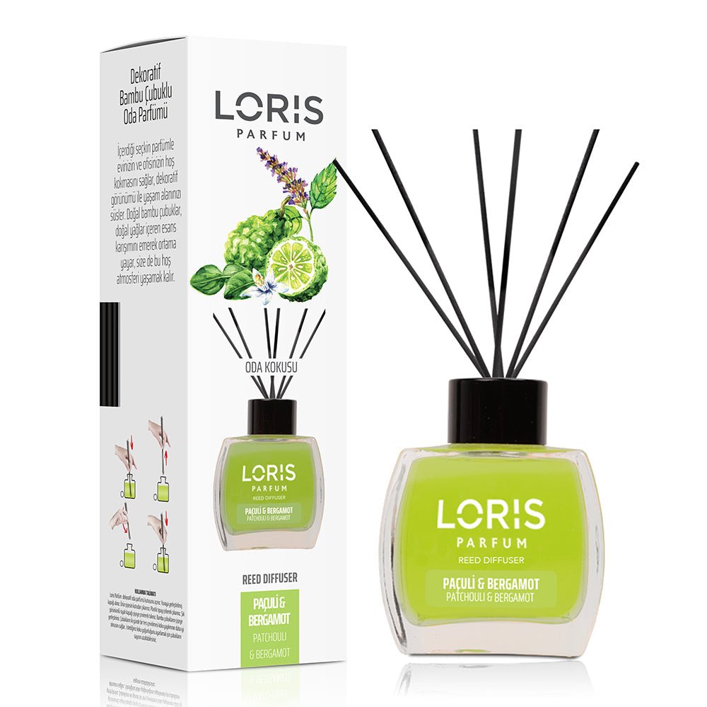 LORIS Reed Diffuser - Patchouli Bergamot - Lorismaroc