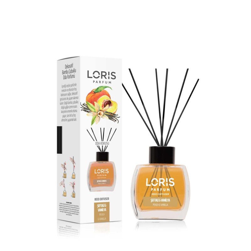 LORIS Reed Diffuser - Peach &amp; Vanilla - Lorismaroc